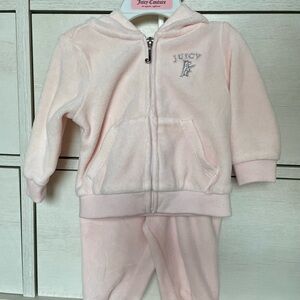 Juicy Couture Light Pink Baby Tracksuit